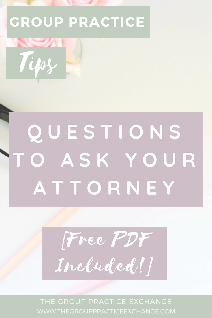 Questions to ask your attorney [free pdf included]