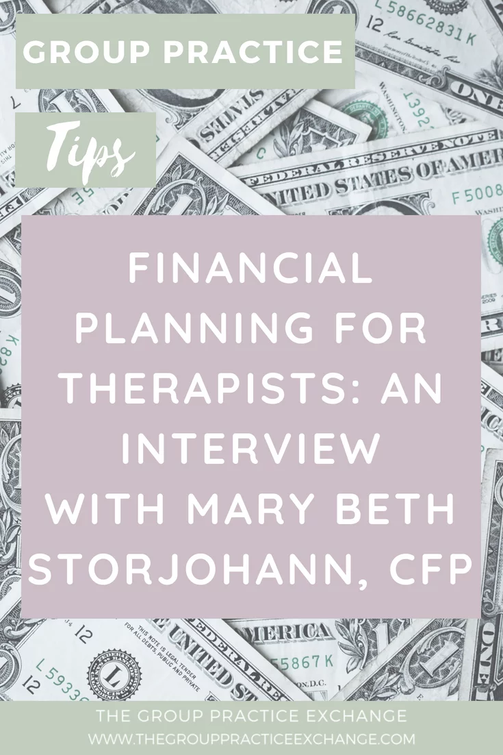 Financial Planning for Therapists
