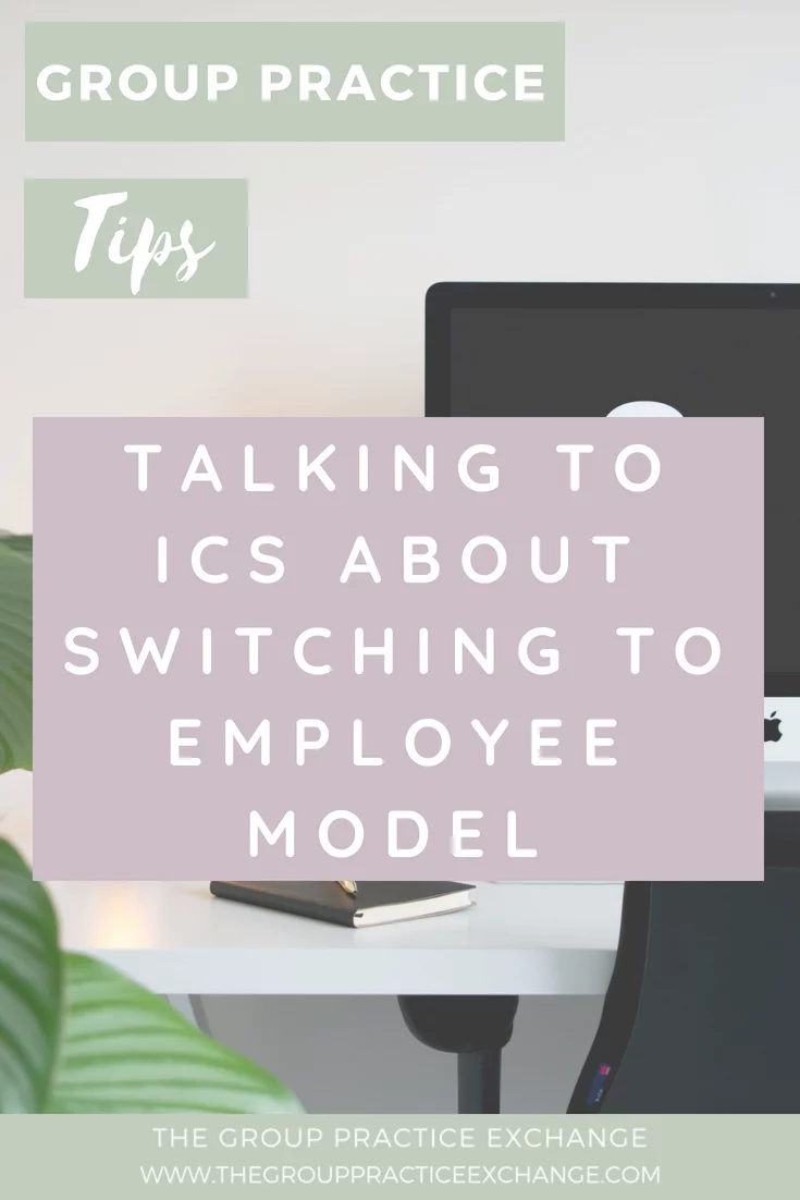 Talking to ICs About Switching to Employee Model